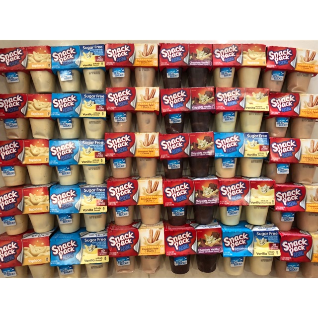 Bánh tráng miệng puddinh snack pack