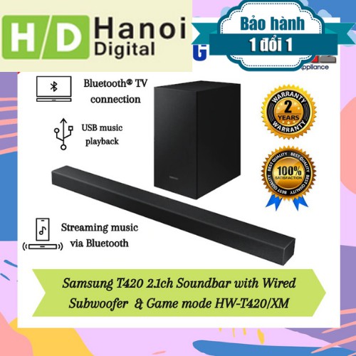 Loa thanh Samsung 2.1 HW-T420 150W | Bảo hành 12 tháng