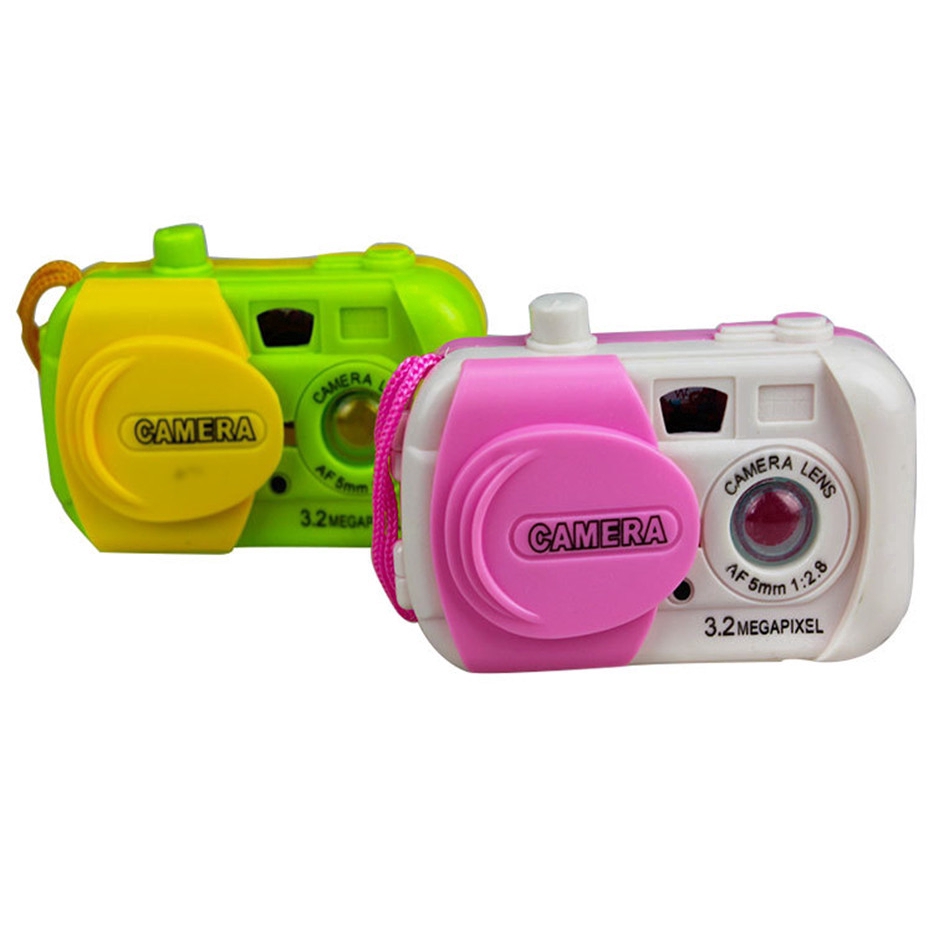 Bộ 2 máy ảnh đồ chơi dạy bé chụp hình dễ thương