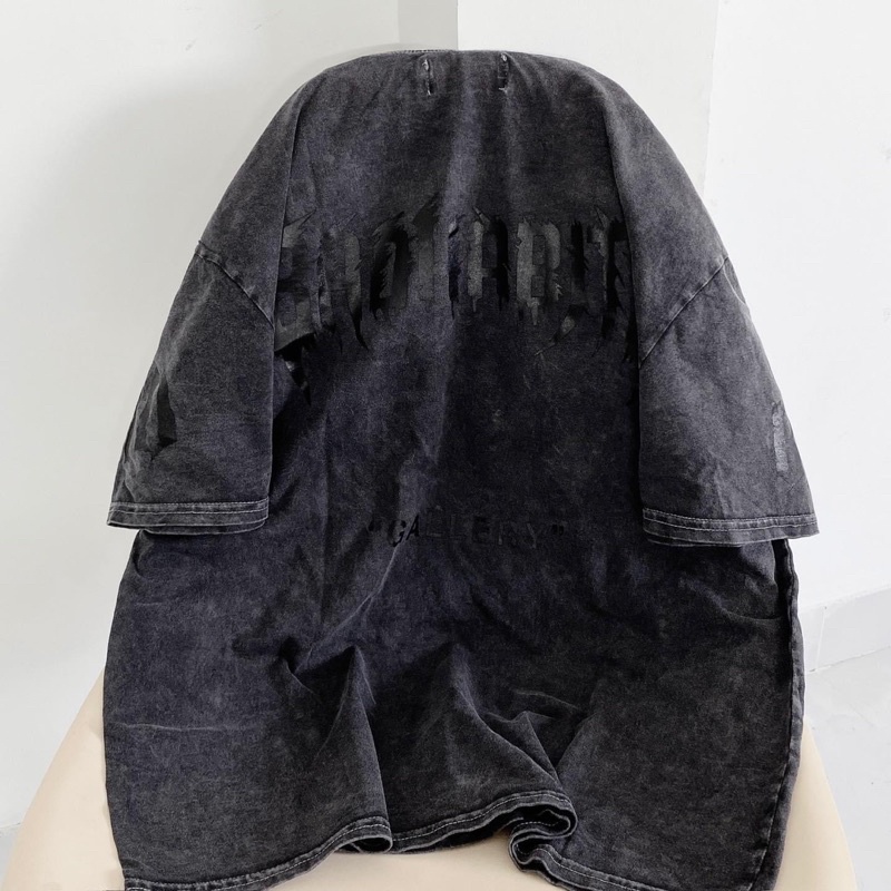[sẵn] Áo Thun Wash Xám B/DHABID ulzzang unisex pqk