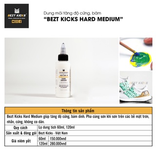 Dung môi giúp làm mềm, cứng sơn Bezt Kicks Fabric Medium, Hard Medium.