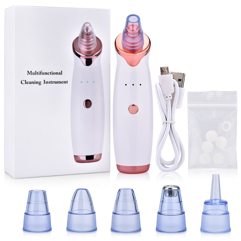 Máy Hút Mụn Đầu Đen Làm Sạch Da Mặt Chạy Điện Tiện Dụng