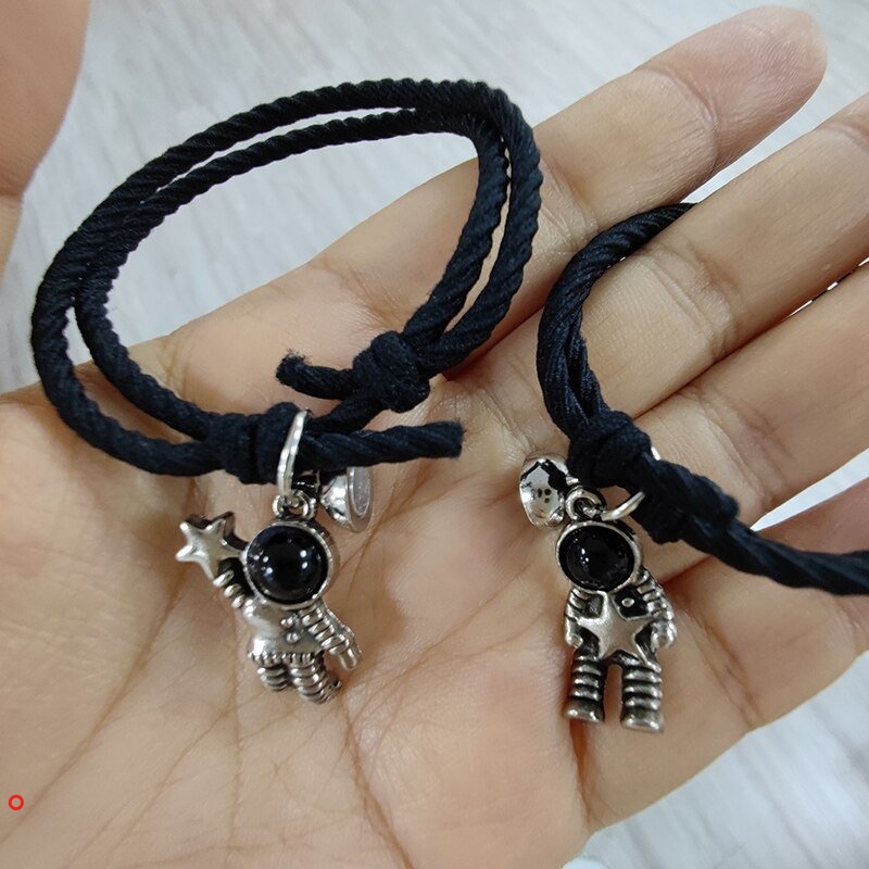 Vòng cổ mặt hình phi hành gia/phi hành gia/quà tặng sinh nhật cho cặp đôi