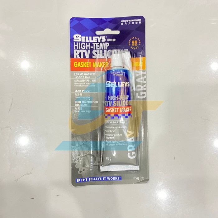 Keo silicone làm gioăng máy chịu nhiệt độ cao Selleys RTV Silicone 85g (màu ghi)