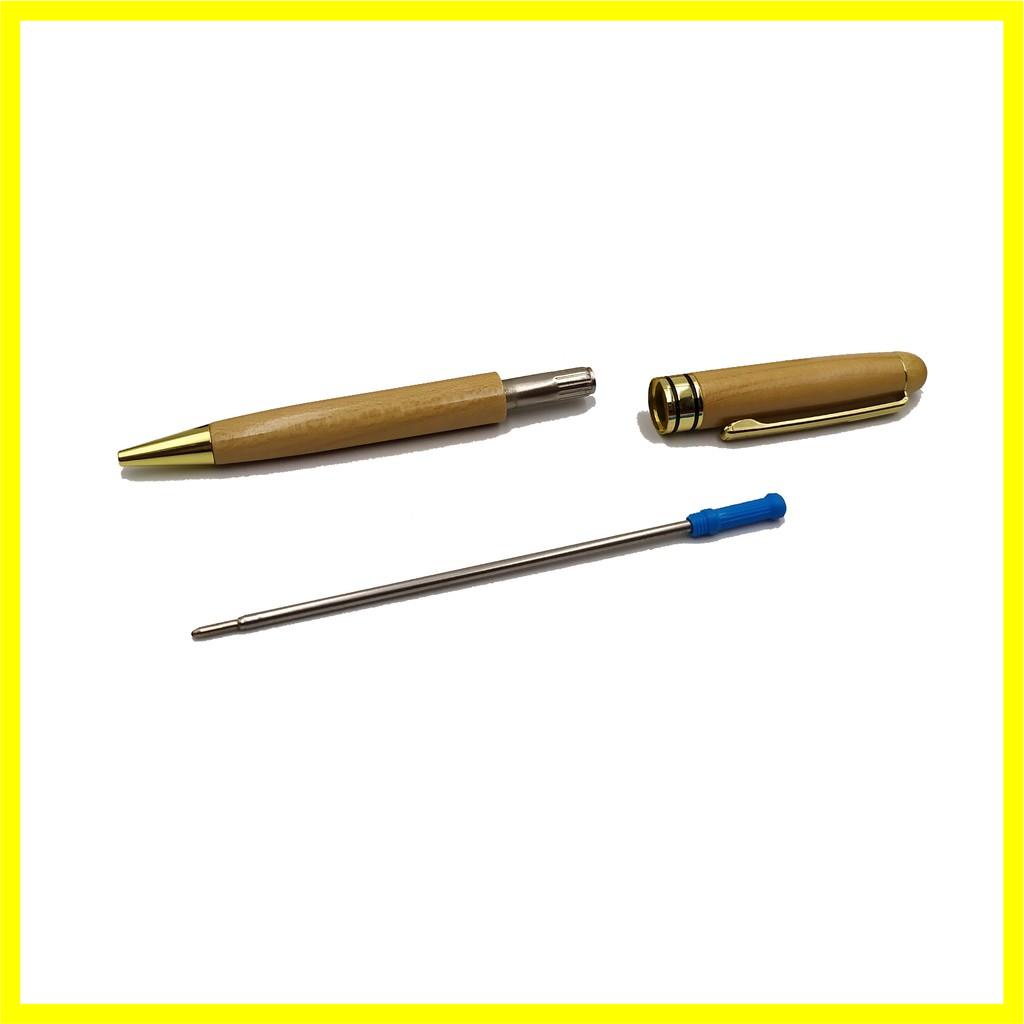 Ruột bút dự phòng cho bút gỗ xoay, 0.7mm dài 11,6cm