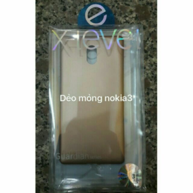 Ốp x-level Nokia 3 đen,vàng