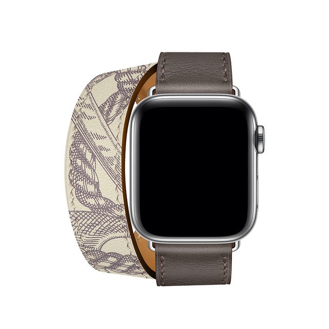 Dây Đeo Da Kiểu Dáng Thời Trang Dành Cho Đồng Hồ Thông Minh Apple Watch 44mm 38mm 40mm 42mm Iwatch 6 SE 5 4 3 2 1