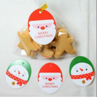 Set 50c tag giấy Noel (nhiều mẫu)