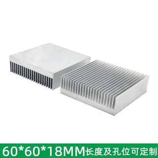 9908 > [Tản Nhiệt] Khối Tản Nhiệt Nhôm Tản Nhiệt 60 * 60 * 18MM (1 Cái)