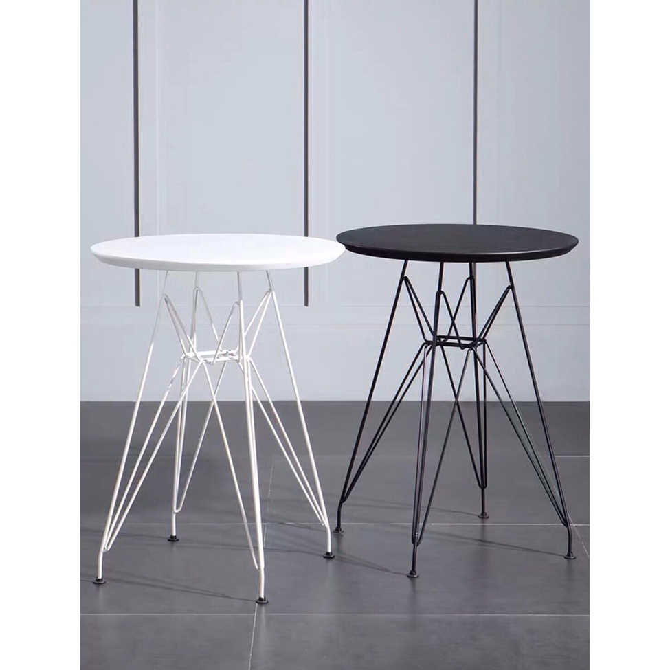 Bàn cafe mặt MDF sơn, chân thép tĩnh điện B29