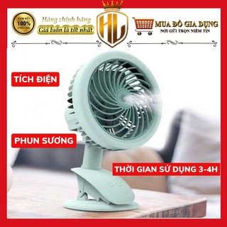 Quạt điều hòa hơi nước để bàn, quạt làm mát kẹp bàn mini clipfan chính hãng