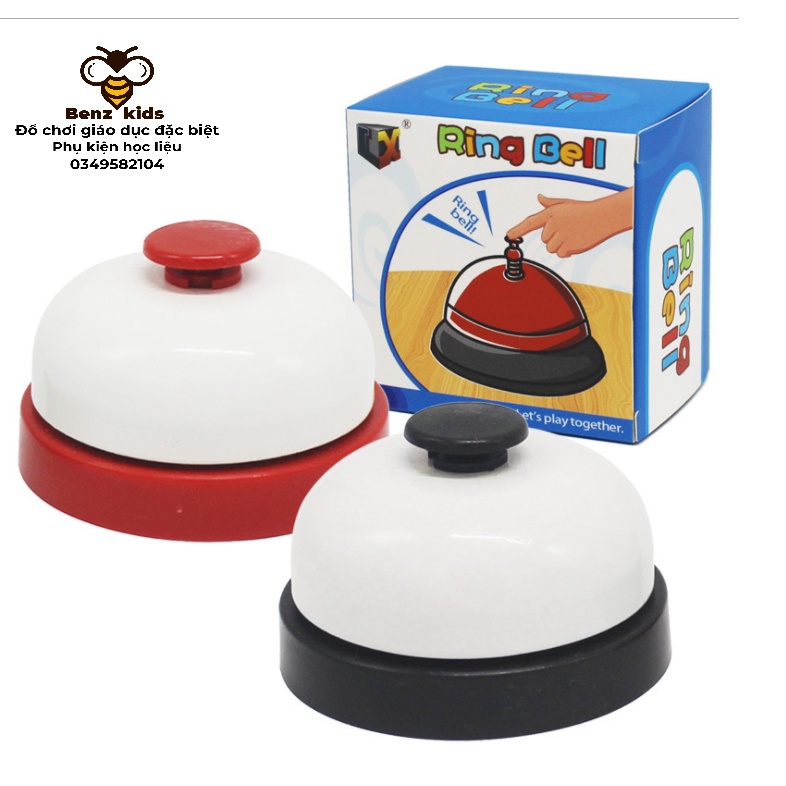 Giáo cụ dạy học- Chuông bấm để bàn đủ màu Benzkids
