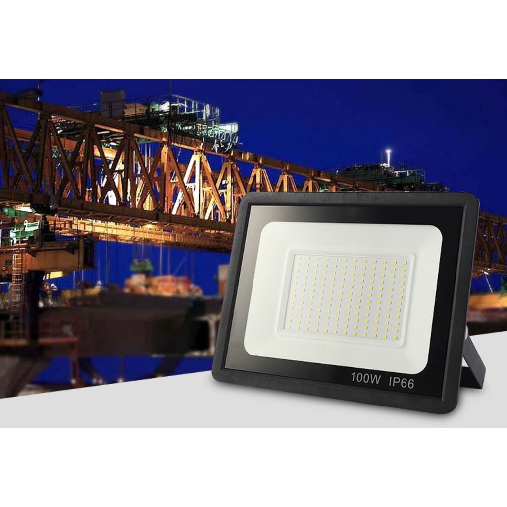 Đèn led pha 50w 100W Heshi chính hãng, chipled Gakami 2835 siêu sáng