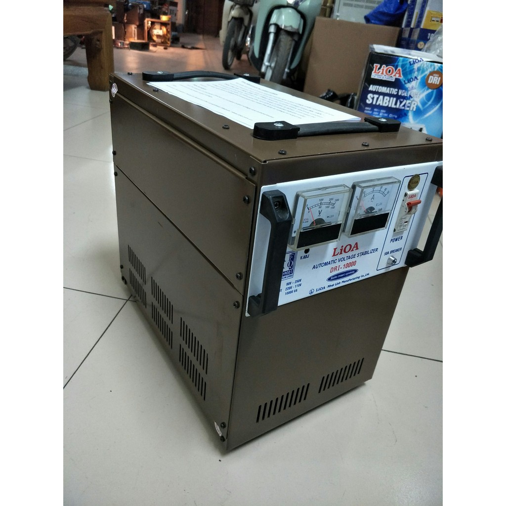 ỔN ÁP LIOA 10KVA - 1PHA 90V - 250V . Hàng mới tồn kho