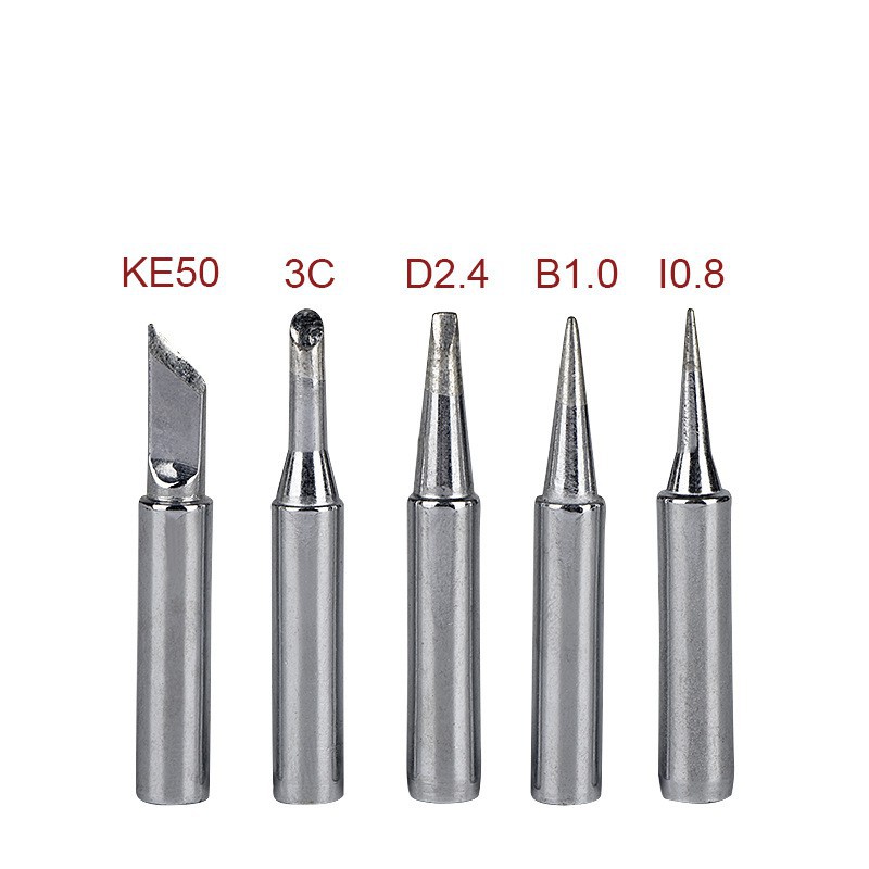 Combo 5 đầu mỏ hàn 908, 806 ,936 ..vv đầu mỏ hàn 900M.. mũi hàn 900m 936 908