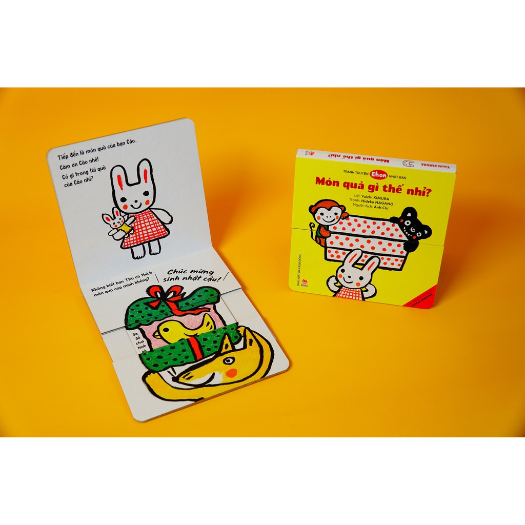 Hộp Háo Hức tương tác 0-3 tuổi, Combo 3 cuốn sách ehon, bìa cứng, trò chơi ĐAN DÂY, MIX303 | BigBuy360 - bigbuy360.vn