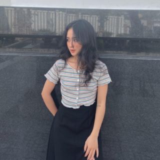 ÁO CROPTOP KẺ SỌC TRẺ TRUNG