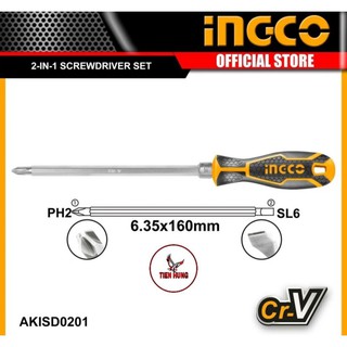 Th tuốc nơ vít 2 đầu ingco akisd0201 giatrithuc