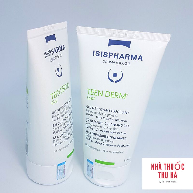 TEEN DERM GEL - Gel rửa mặt giảm nhờn, ngừa mụn