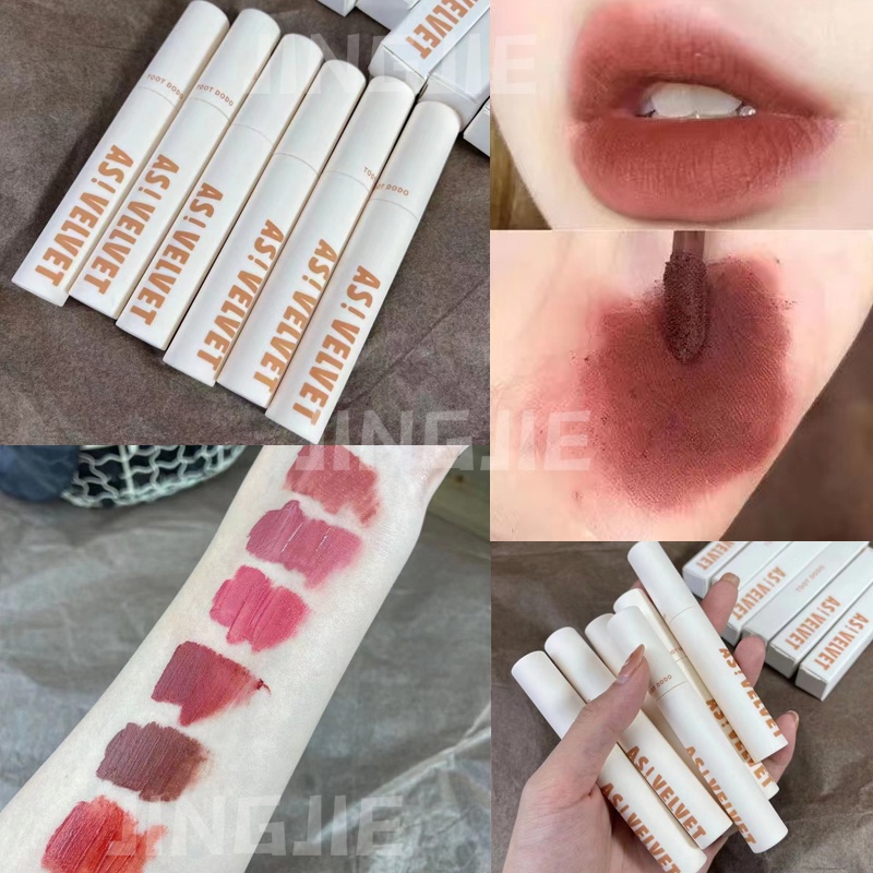 Toot Dodo® Son Kem Màu Nhung Lì Thiết Kế Hình Gấu Dễ Thương