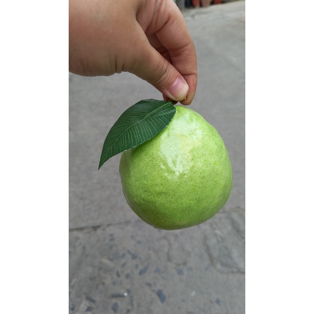 1 Quả ổi giả 12cm như thật - trái cây giả - Hương Flower
