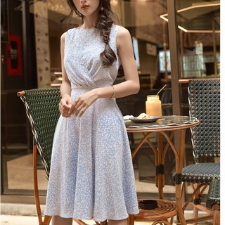 Olv-đầm hoa nhí sky liti