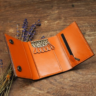 Ví nữ có kèm móc chìa khóa - Đồ da handmade
