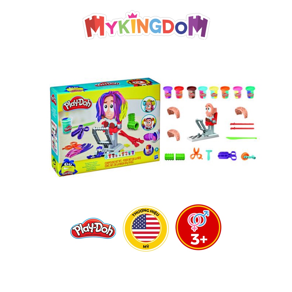 Đồ Chơi PLAYDOH Tiệm Làm Tóc Vui Vẻ Phiên Bản 65 Năm F1260