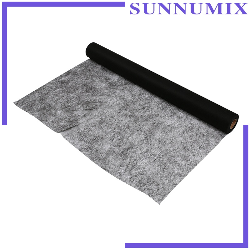 [SUNNIMIX]Double Sided Fusible Non-Woven Interfacing Iron-on Adhesive Lightweight Interfacing Fabric for DIY Craft Making, 44 x 78.74 Inch