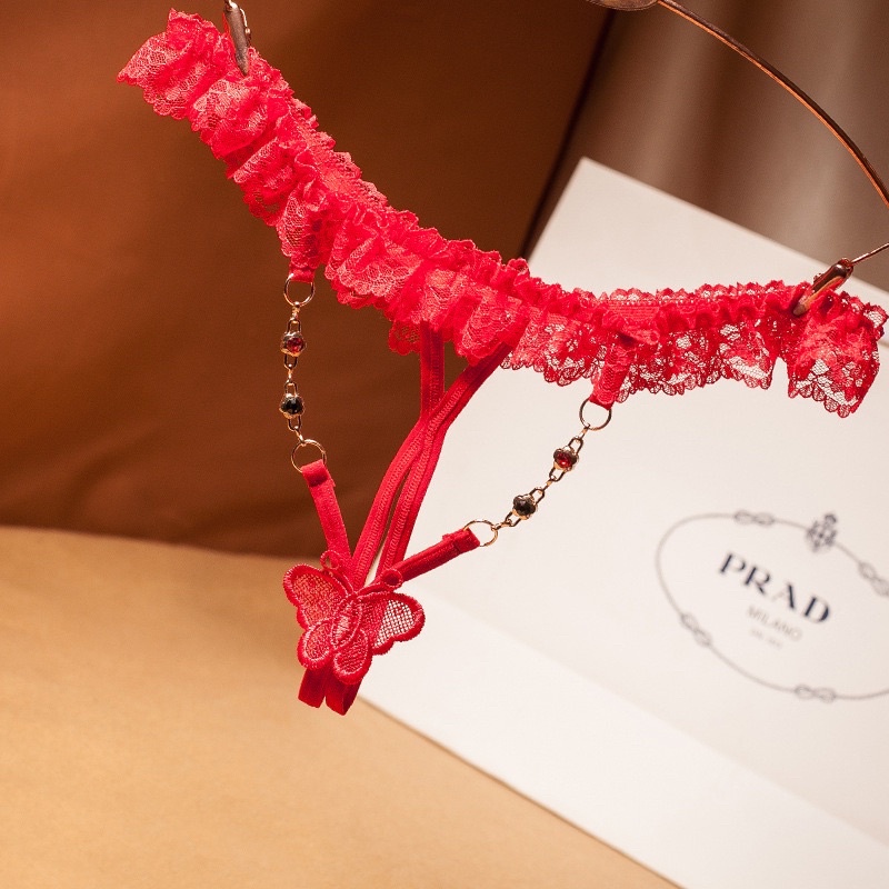 QL2224 Quần Lót Dây Đính Đá - Rỗng Trước Sexy