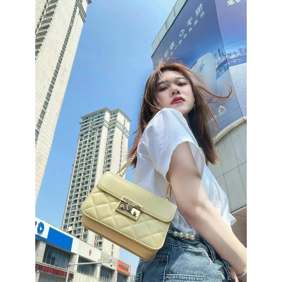 túi kẹp nách + đeo chéo ck2-80701078-4 ô trám