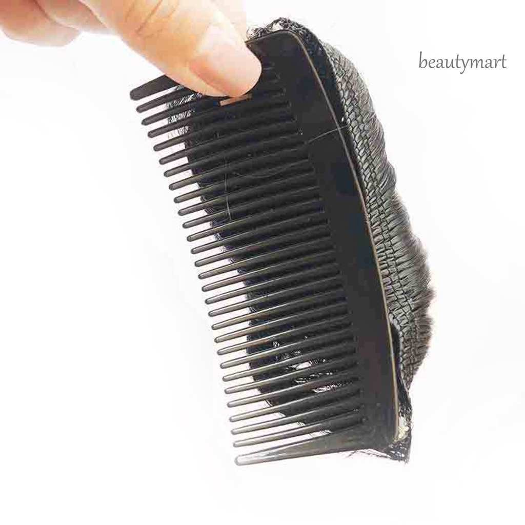 [Hàng mới về] Lược cài tóc an toàn kèm sợi nhân tạo mềm mại tạo búi tóc thời trang cho nữ