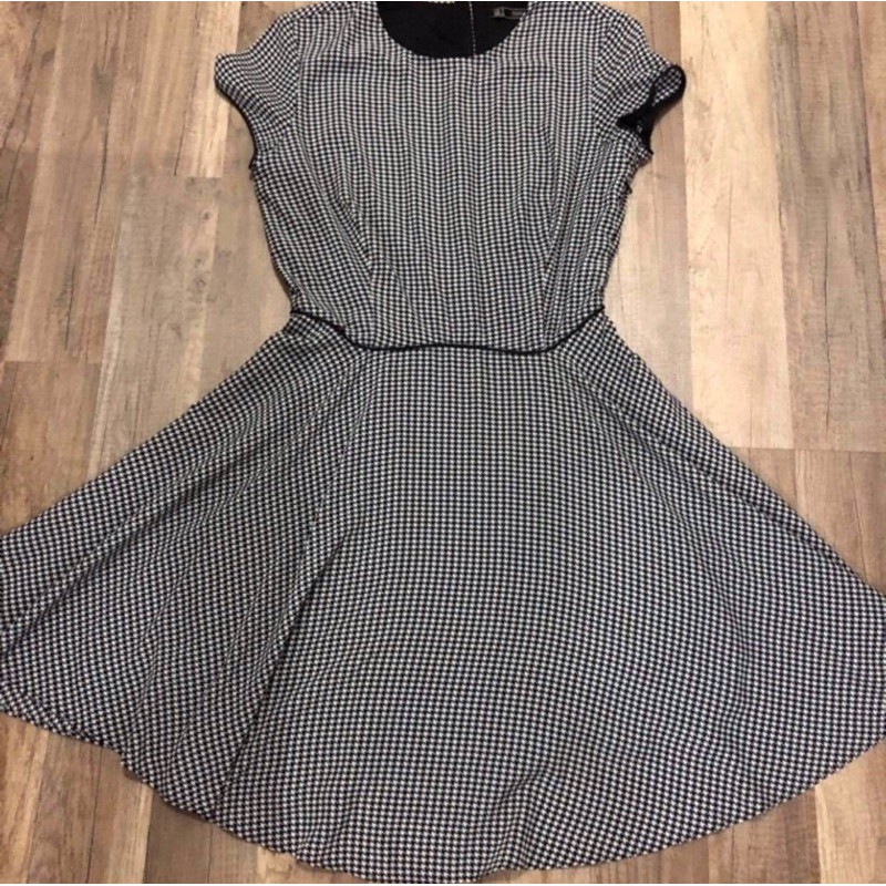 Thanh lý đầm caro zara size S auth