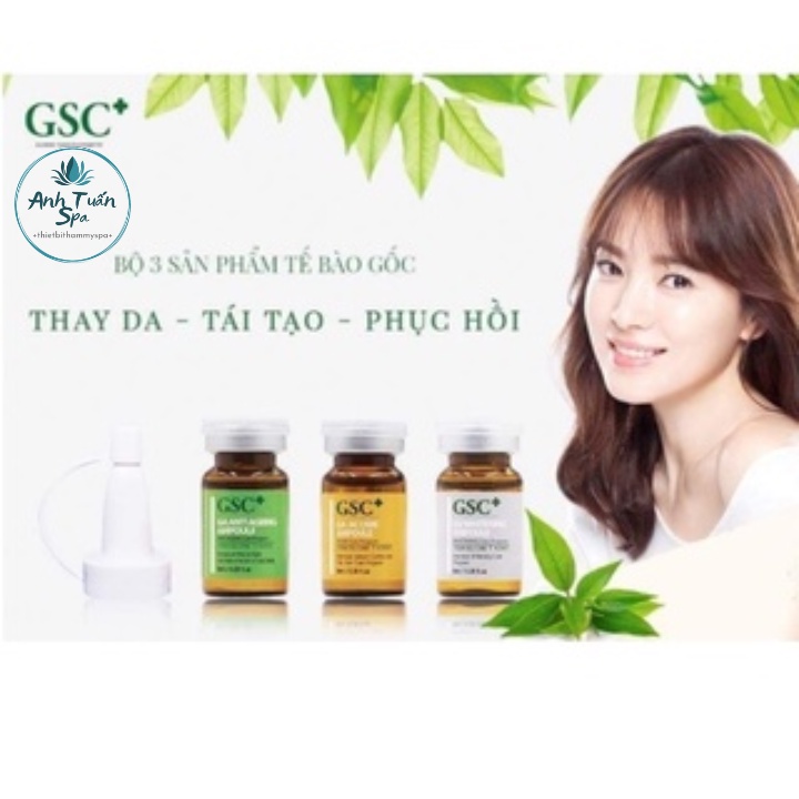 Tế Bào Gốc Giảm Sẹo Rỗ Mụn Nám Lỗ Chân Lông To Xóa Nhăn GSC SPA+TMV