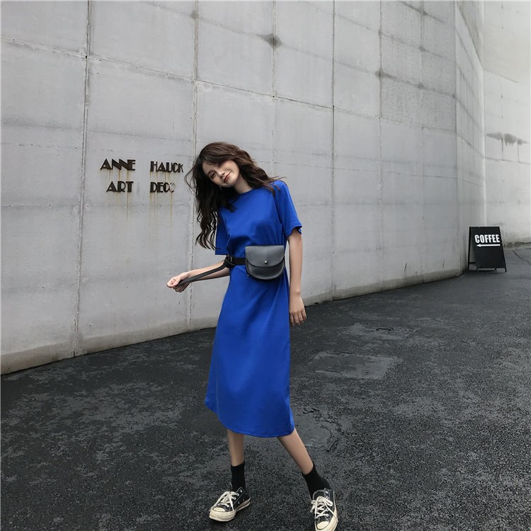 Đầm Thun Tay Ngắn Thời Trang Dành Cho Nữ | BigBuy360 - bigbuy360.vn