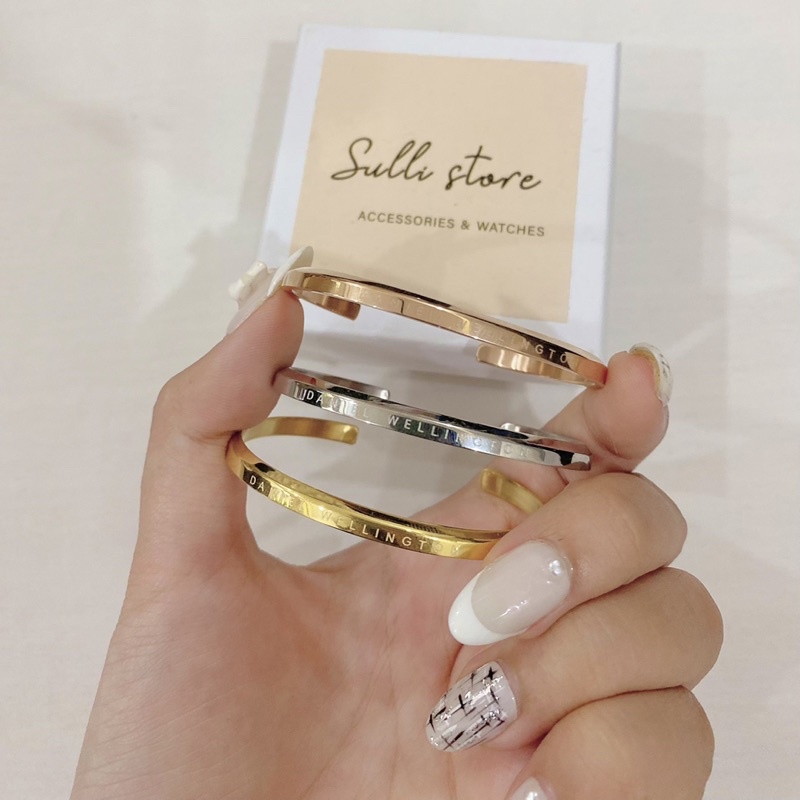 Vòng tay nam nữ CUFF lắc tay sang trọng freesize titan không gỉ