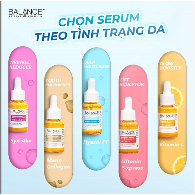 Tinh Chất Dưỡng Da Balance Active Formula Vitamin C Power Serum 30ml