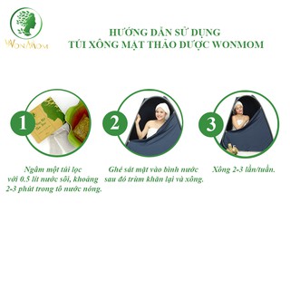 Túi Xông Mặt Thảo Dược Wonmom 200g