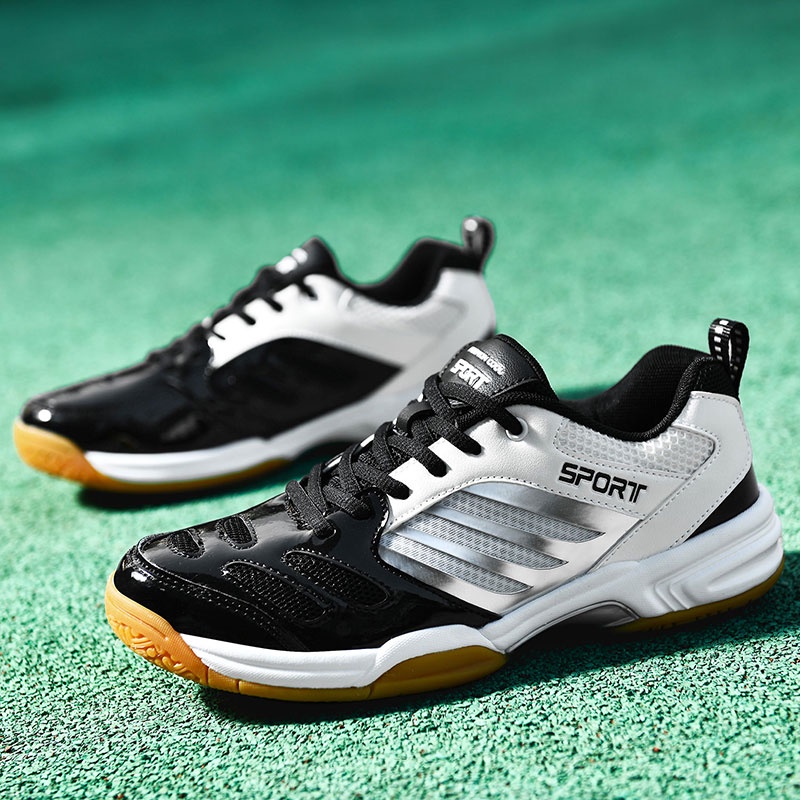 Giày Thể Thao Chơi Tennis Cầu Lông Chống Trượt Siêu Nhẹ Size 38-48