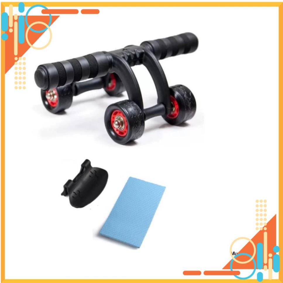 🎯XẢ LỖ🎯 Con Lăn 4 Bánh Tập Cơ Bụng Ab Roller