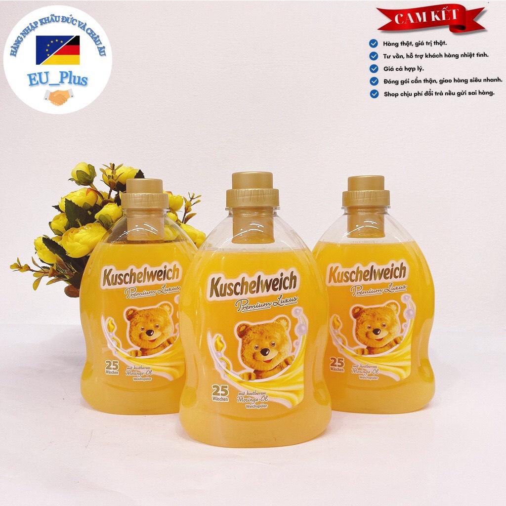 Nước xả vải Kuschelweich Tinh dầu nước hoa 750ml, 1000ml - Đức