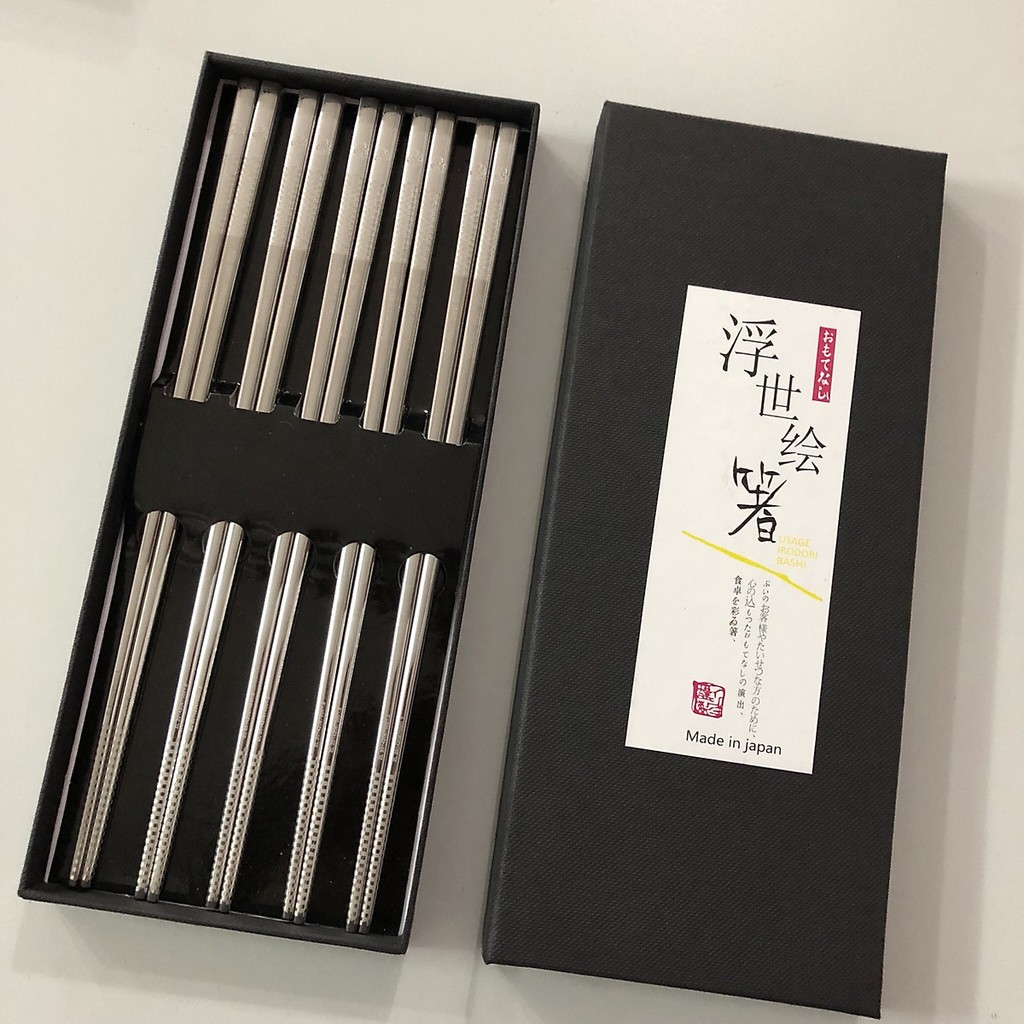 Hộp đũa Nhật sang trọng, tinh tế, chống trơn trượt - Hàng nội địa Nhật