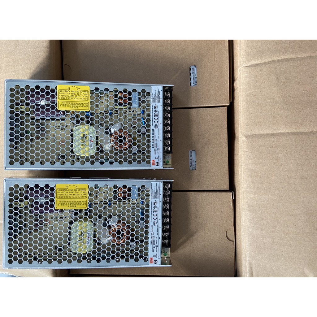 [MeanWell] Nguồn xung LRS-200-24 (24VDC-8,8A) hàng chất lượng cao