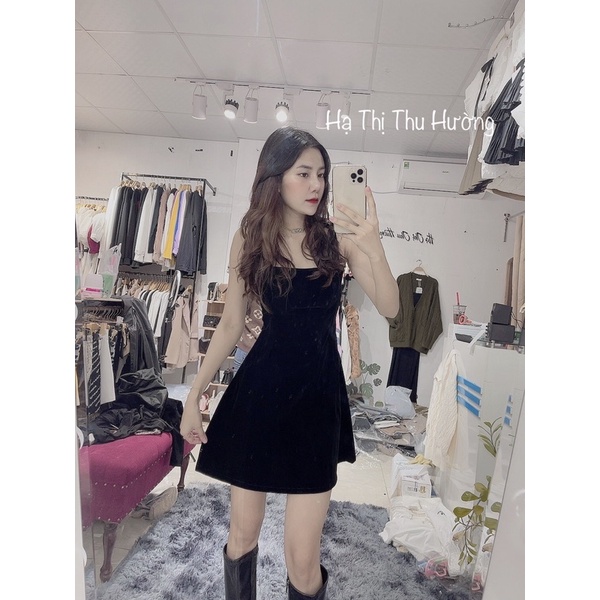 Set váy 2 dây Nhung kèm khoác