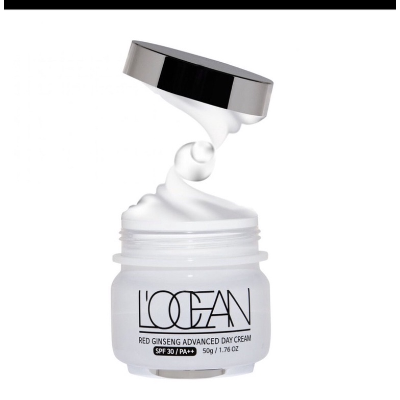 Kem L'ocean Hồng Sâm Chống Lão Hóa Da, Dưỡng Ẩm, Trắng Da Ban Ngày SPF30/PA++ (50g)