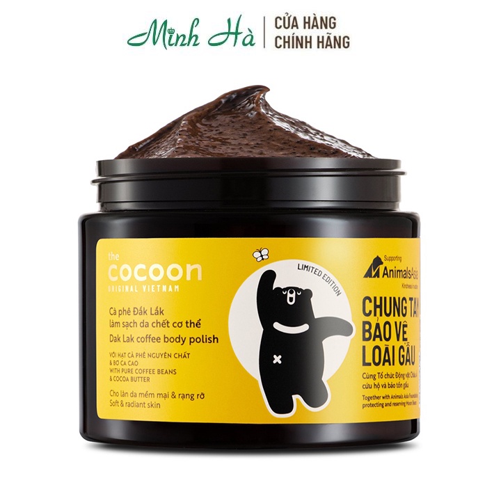 Tẩy da chết Cà Phê Đắk Lắk Cocoon 200ml