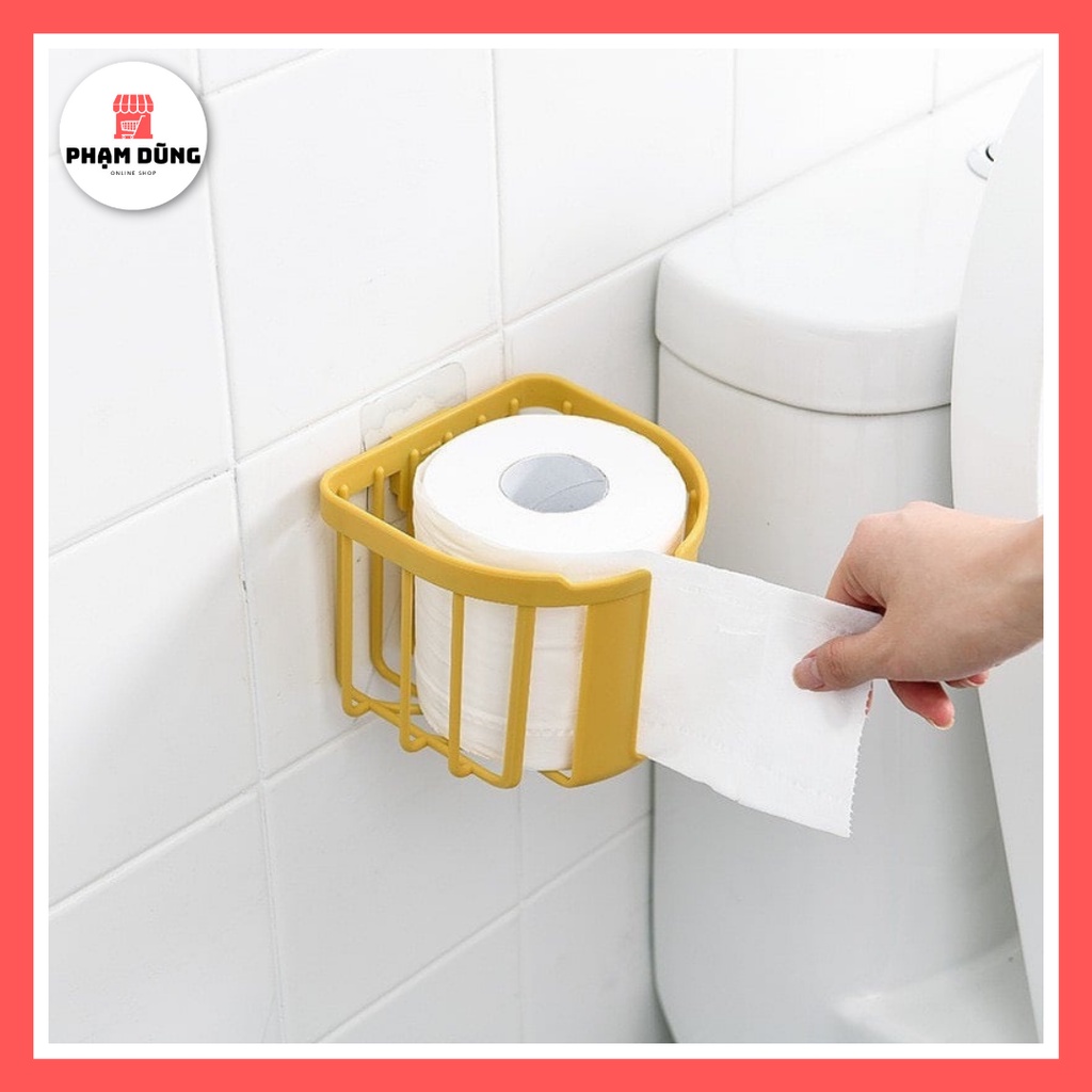 Giỏ Đựng Giấy Vệ Sinh Dán Tường Tiện Lợi , Kệ Đựng Giấy Vệ Sinh