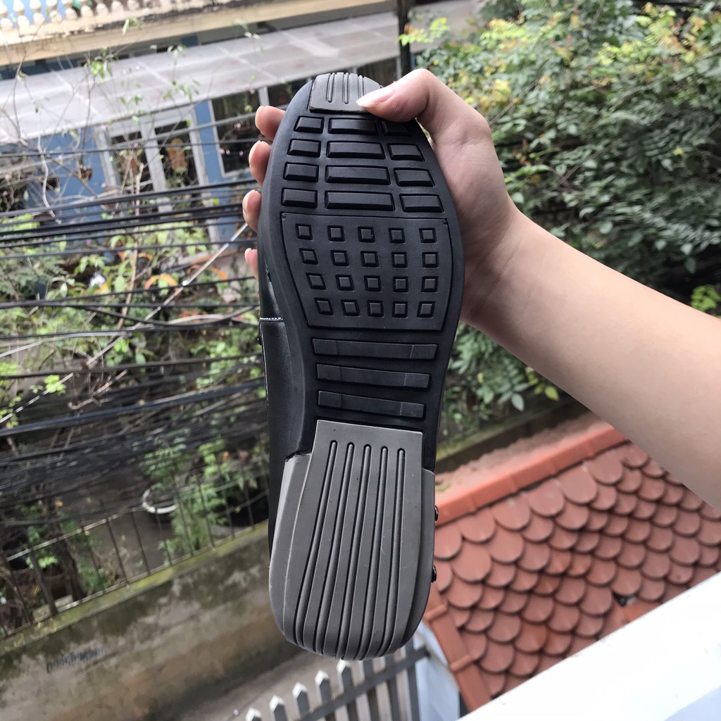 Giày tây nam giày lười nam da bò Giày công sở nam cao cấp M03A