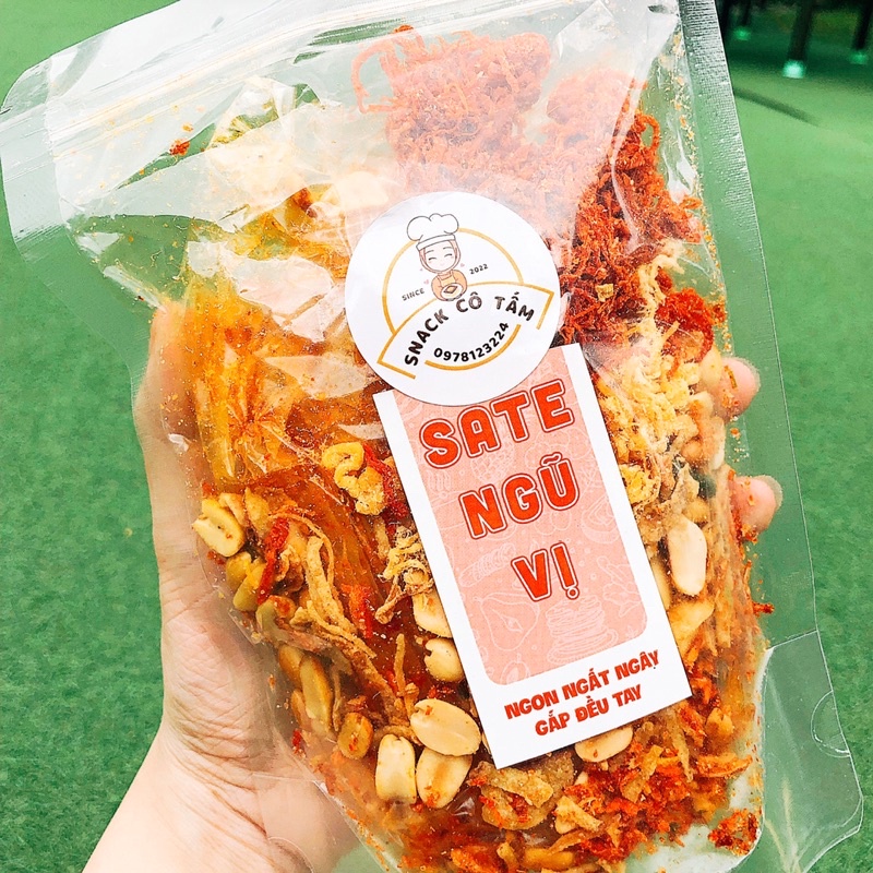 Bánh tráng sate ngũ vị mix bò khô khô gà kèm quất ngon ngất ngây Ăn vặt Sài Gòn/Snack Cô Tấm