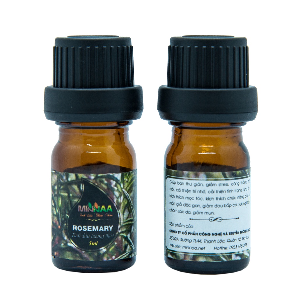 Tinh dầu hương thảo 5ml, Tinh dầu Minnaa